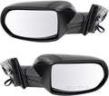 TRQ Driver & Passenger Side Power Heated Mirror Set Paint to Match Compatible with 2017 Honda CR-V HO1320325 HO1321325