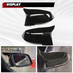 ECOTRIC Door Mirror Caps Side Mirror Covers Compatible with BMW F20 F21 F23 F30 F31 F32 F33 F34 F36 F87 X1 E84 Glossy Black Rearview Replacement for 51167292745 51167292746 51162222543 51162222544
