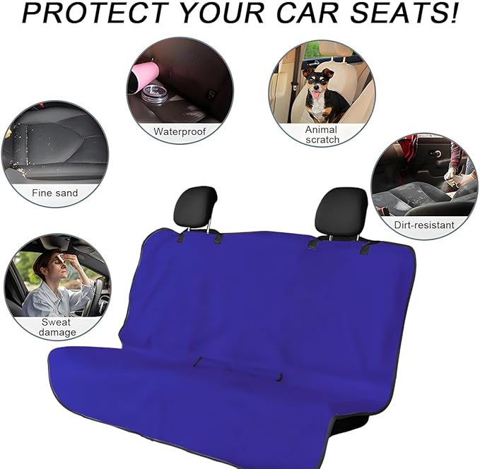Car Towel Seat Cover, Waterproof Sweating Non-Slip Premium Soft Towel Carseat Protector, Universal Machine Washable Car Truck