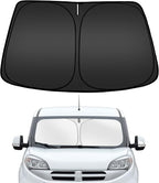 ARISMOTOR Windshield Sun Shade for Dodge RAM ProMaster 1500 2500 3500 2014-2026, Custom Fit Foldable Front Window Sunshade Sun Visor Protector, Block UV Rays Keep Your Car Cooler