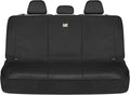 CAT Flexfit™ Black Rear Seat Cover for Car, SUV, & Truck - Durable Canvas Material Back Car Seat Covers 60/40 Split Bench Pro