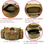 Molle Seat Back Organizer with 5 Pouches, Tactical Seat Covers, Molle Tactical Vehicle Organizers Panel Car Seat Covers Protector for Truck