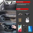 Multifunctional Car Coin Holder Car Door Slot Organizer Storage Box Universal Car Side Pocket Organizer