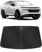 TINGLU Sun Shade for Nissan Murano 2025 2026 Accessories Windshield Sun Shade Window Shade UV Rays Protection Sun Visor Cover with Steering Wheel Sunshade Storage Bag
