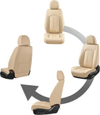 Coverado Seat Covers, Car Seat Covers Front Seats, Beige Seat Cover, Waterproof Car Seat Cushion, Front Car Seat Covers Leath