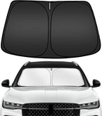 ARISMOTOR Windshield Sun Shade for Lincoln Nautilus 2024-2026, Custom Fit Foldable Front Window Sunshade Sun Visor Protector, Block UV Rays Keep Your Car Cooler