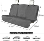 Waterproof Backseat Cover for Car Trucks Van SUV Jeep, Rear Bench Towel Seat Covers, Car Seat Protector for Gym Swimming, Uni