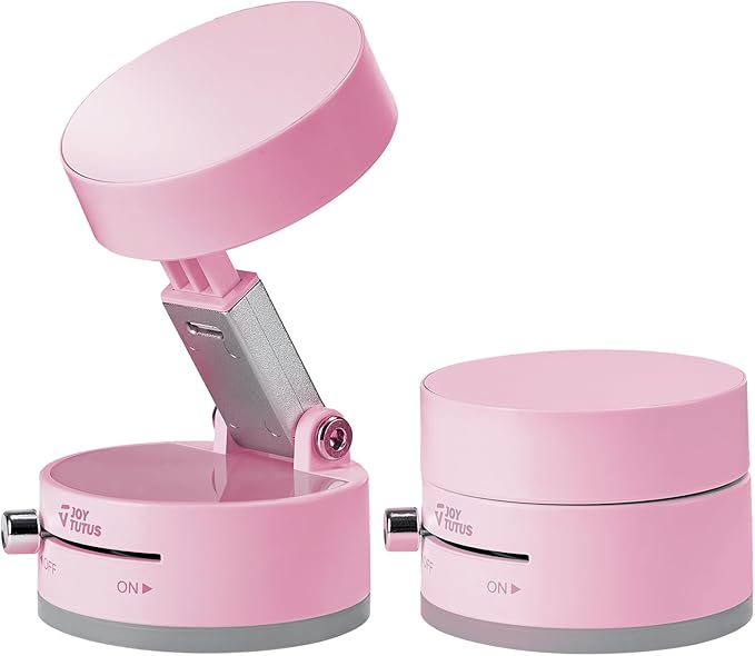 JOYTUTUS Shower Phone Holder, Reusable Suction Cup Phone Mount for Shower, Mirror, Kitchen, Window & Bathroom, Shower Phone Mount Compatible with iPhone 16, 15, 14, 13, 12 & All Phones,Pink,1 Pack