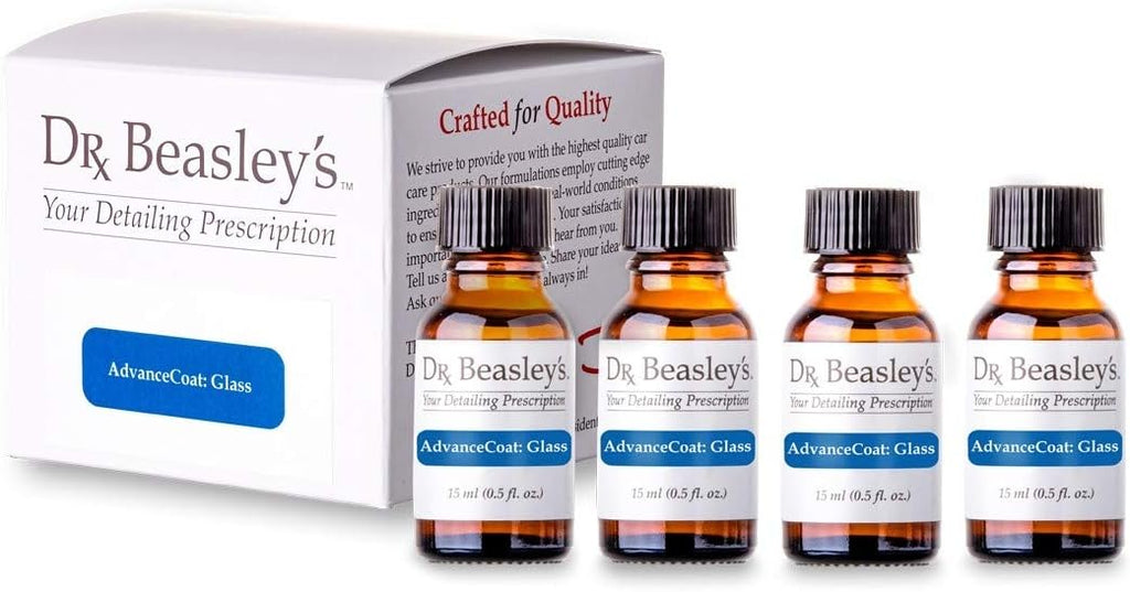 Dr. Beasley's AdvanceCoat: Glass - .5 fl oz, Windshield Wiper Maintenance Booster, Hydrophobic Properties with Beading Functi