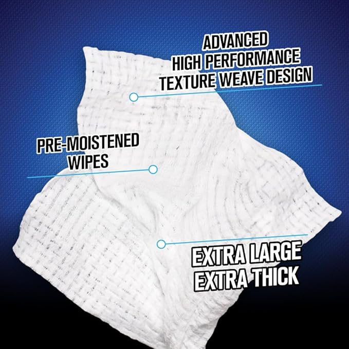 Chemical Guys Total Interior Cleaner & Protectant Canister Wipes, Great for Cars, Trucks, SUVs, RVs, & More (30 Ct) - PMWCSPI