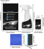 Headlight Cleaner, Headlight Restoration Kit, 2026 New Automotive Headlamp Restoration Fluid Kit for Superior Gloss & Protect