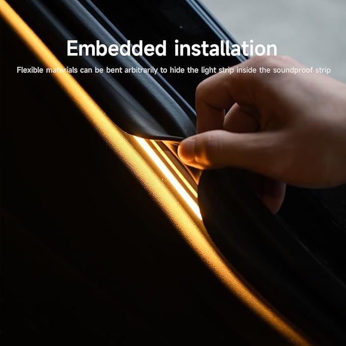 Trunk LED Light Strip for Tesla Model 3 Highland 23-25 Rear Trunk Cargo Light Interior Decoration Lights for Tesla Model 3 Refresh Easy Installation Tesla Trunk Accessories Ambient Lights (RGB)