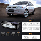 Tymate RV Tire Pressure Monitoring System - M12-3 Tire Pressure Monitor System (0-87 PSI) with Solar Charge, 5 Alarm Modes, Auto Sleep Mode, LCD Display, RV TPMS with 4 Sensors, Easy to Install
