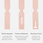 ANTLER Luggage Tags - Durable Rubber, for Suitcases & Travel Bags, Assorted Colors, Easy ID & Personalization, Fits Most Suit