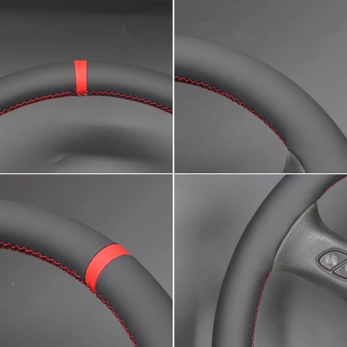 MEWANT Steering Wheel Cover for Chevy Silverado 1500/2500 / 3500 2003-2006 / Silverado 1500 2500HD 3500 Classic/Trailblazer Hand-Stitched Microfiber Leather Steering Wheel Wrap