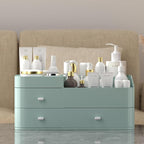 MIUOPUR Makeup Organizer for Vanity, Large Capacity Desk Organizer with Drawers for Cosmetics, Lipsticks, Jewelry, Nail Care,