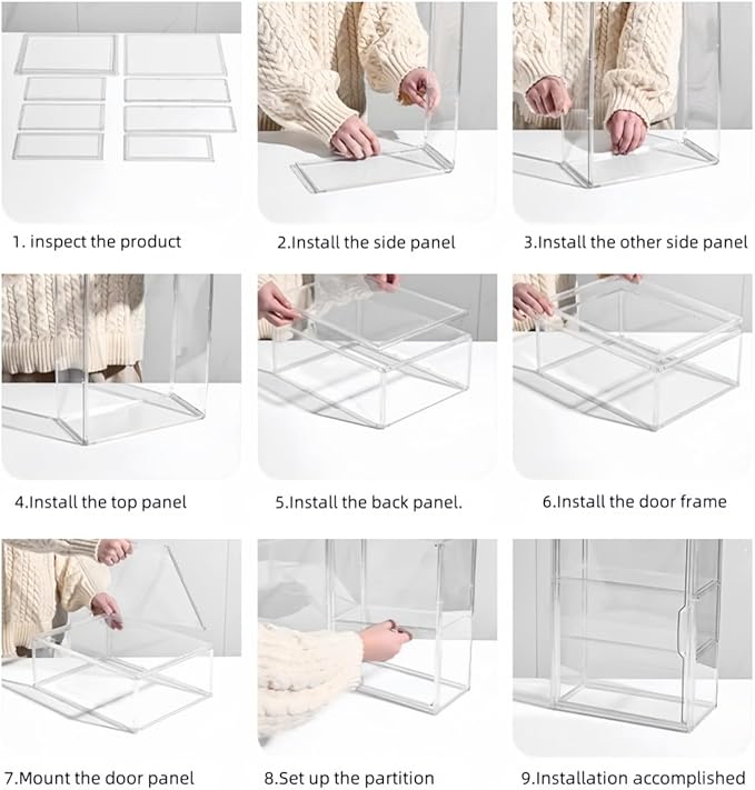 Wall Mount Adhesive Medicine Cabinet,Waterproof Small Bathroom Wall Cabinet with Detachable Partitions,Self Adhesive Farmhous