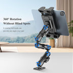OHLPRO Tablet Mount for Truck - Heavy Duty Drill Base Tablet Holder for Car Dashboard, iPad Holder for All 5"-13" iPad Pro Samsung Galaxy Kindle fire Tablets and Car Wall etc. - 12-inch Arm
