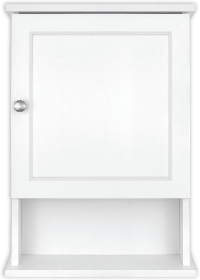 MCS 23x16 White Medicine Cabinet Organizer, Wall Mounted Bathroom Cabinet for Over-The-Toilet Storage, Bathroom Furniture & R
