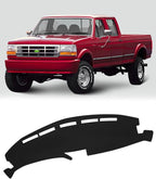 FIILINES Dash Cover Fit for Ford F150 F250 F350 1992 1993 1994 1995 1996 Dashboard Cover for F150 F250 F350 Accessories Mesh 