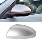 Compatible with Mazda 2/Mazda 3 2010-2013 Left Driver Side Mirror Cap Cover, Door Rearview Left Side View Mirror Cover Replacement for Mazda, Silver