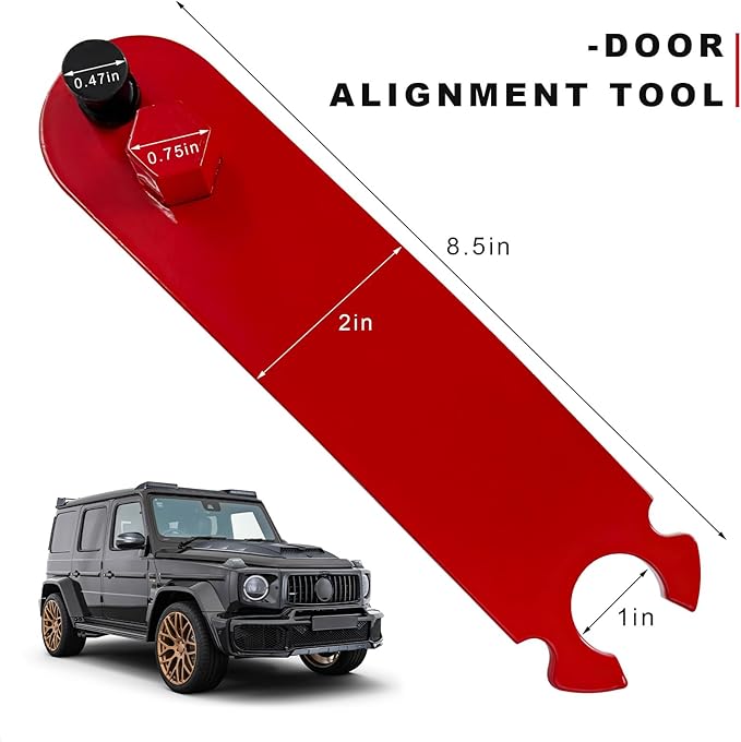 Car Door Alignment Tool, 21845 Door Alignment Bar Automotive Body Collision Repair Tool, Heavy Duty Doors Hinge Adjuster for 