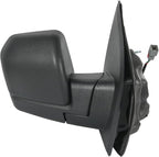 JDMSPEED Right Passenger Side View Mirror Compatible with 2015-2020 Ford F150 with Blind Spot Glass Power Black Without Turn 