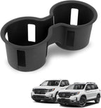 Cup Holder Insert Compatible with 2023-2025 Honda Pilot, 2024-2025 Ridgeline&Passport, Center Console Cup Holder Oversized Ar