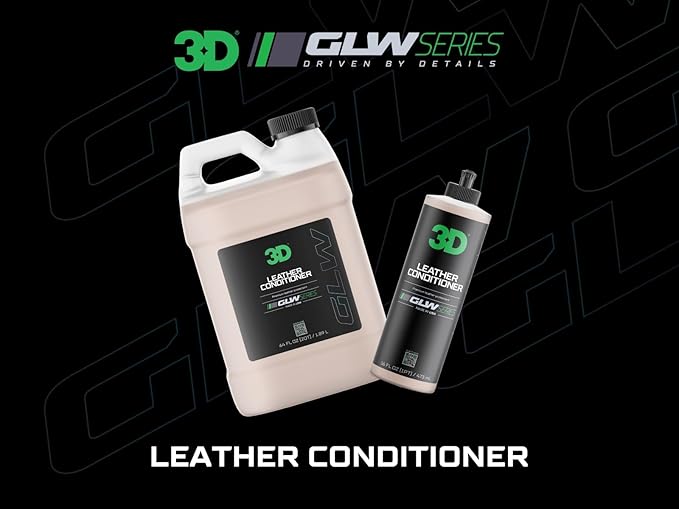 3D Leather Conditioner for Car, GLW Series | Restore, Condition, Protect | UV Protection | Conditions Leather Seats, Furnitur