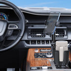 Cup Holder Phone Mount for Car, 2 in 1 Cell P Car Mount 360 Rotation Cup Holder Expander for Stanley 10-40oz Drink Bottles, M