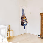 Amdermi Stuffed Animal Storage Toy Hammock Corner Hanging Net for Stuff Animal Storage Macrame Toy Display Plushie Toy Holder