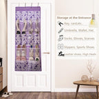 16 Pockets Over Door Hanging Storage Organizer with 4 Kinds Pouches for Shoes,Sock,Hat,Underwear,Handbag,Cosmetics,Toiletry,B