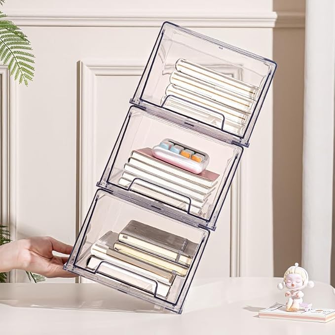 clear Drawer-Type Plastic Storage Box Bins Organizer，Family First Aid Kits Medicine cabinet Box Organizer,Closet ，Shelf，Ointm