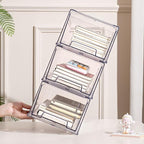 clear Drawer-Type Plastic Storage Box Bins Organizer，Family First Aid Kits Medicine cabinet Box Organizer,Closet ，Shelf，Ointm