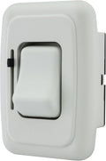 12 Volt DC Dimmer Switch for LED, Halogen, Incandescent - RV, Auto, Truck, Marine, and Strip Lighting (Slider, White)