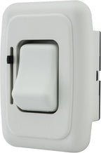 12 Volt DC Dimmer Switch for LED, Halogen, Incandescent - RV, Auto, Truck, Marine, and Strip Lighting (Slider, White)