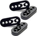 Exhaust Rubber Hanger, rubber muffler hangers. Rubber Insulator Bushing Mount, rubber exhaust mounts with 4 Holes 0.47 Inch, 
