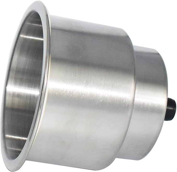 Yuanhe 4pcs Stainless Steel Cup Drink Holder with Drain for Marine Boat RV Camper