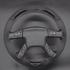 MEWANT Steering Wheel Cover for Chevy Silverado 1500/2500 / 3500 2003-2006 / Silverado 1500 2500HD 3500 Classic/Trailblazer Hand-Stitched Microfiber Leather Steering Wheel Wrap
