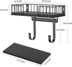 ORLESS Ironing Board Hanger Metal Wall Mount Iron and Ironing Board Holder, Laundry Room Decor and Storage with Large Storage