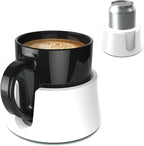 HIT PRODUCTS TableCoaster - Original Anti-Spill Table and Desk Cup Holder, Glacier White - RV and Boat Drink Holder, A Tip-Pr