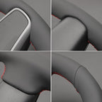 MEWANT Tesla Hand Stitched Steering Wheel Cover for Model 3/Y Accessories