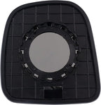 TRQ Passenger Side Power Mirror Glass with Backing Plate Convex Compatible with 1996-2002 Chevrolet Express 1500 2500 3500 GM