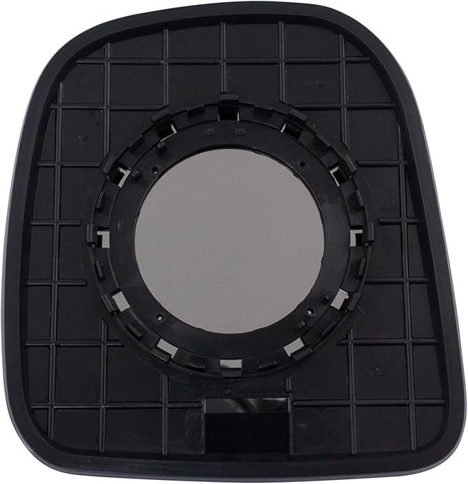 TRQ Passenger Side Power Mirror Glass with Backing Plate Convex Compatible with 1996-2002 Chevrolet Express 1500 2500 3500 GM