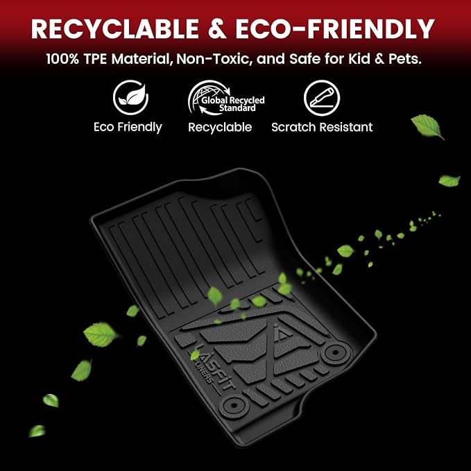 LASFIT Floor Mats for Jeep Wrangler Unlimited 4XE 2021-2025 4 Door with Subwoofer, Plug-in Hybrid EV-Gas (PHEV), All Weather Car Mats Floor Liners Cargo Liner Seatback Cargo Mat Black