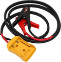 KIMISS Car Battery Jump Cable 8AWG Silicone Wire Heat Proof Automotive Jump Start Cable for SUVs Light Trucks (5.9FT)