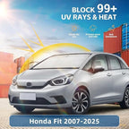 Windshield Sun Shade for Honda Fit 2007-2024 Sunshade Front Window Shade Custom for Fit Accessories Sun Visor Foldable Shade Blocks UV Rays Accessories