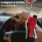 LECART 16 Pcs Car Escape Tools with Seatbelt Cutter Wimdow Breaker Whistle Keychain 3 in 1 Design Emergency Vehicle Safety To