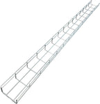 Kable Kontrol Cable Tray- 5 Feet Long - 4" Width, 4” Depth – Wire Mesh Tray Cable Management Rack Cords Organizer Cable Baske