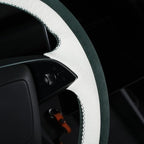 MEWANT DIY Stitching 3D Style Steering Wheel Cover Wrap for Tesla Model 3 Highland 2023-2025/Model Y 2025 Highland for Tesla Model 3/Model Y Accessories(3D Style)